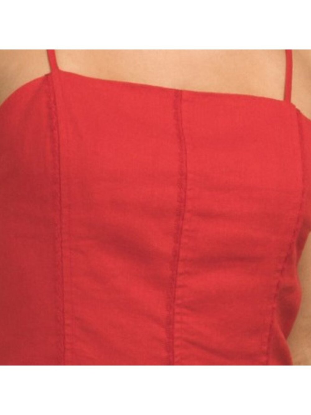 JOIE Linen Blend Drop Waist Maxi Dress - Picture 3 of 5